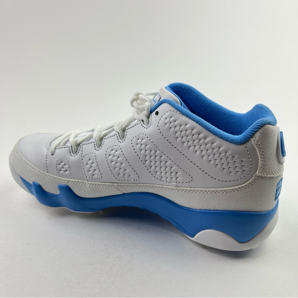 Nike Air Jordan 9 Retro Low Golf White University Blue UNC Mens 10.5 FJ5934-101 - Picture 8 of 12